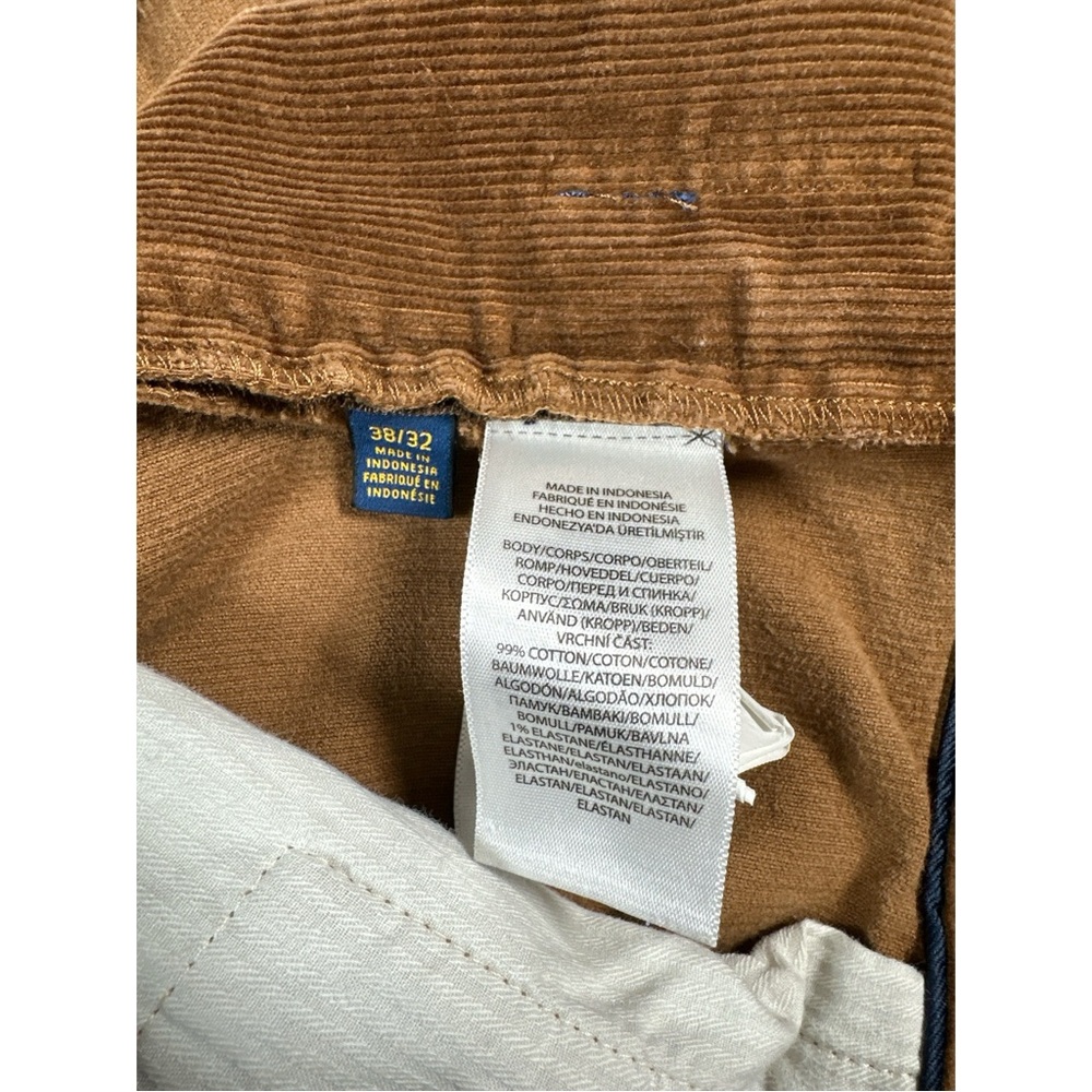 Polo Ralph Lauren THE VARICK SLIM STRAIGHT Corduroy Brown Men’s 38x32 - Picture 7 of 11